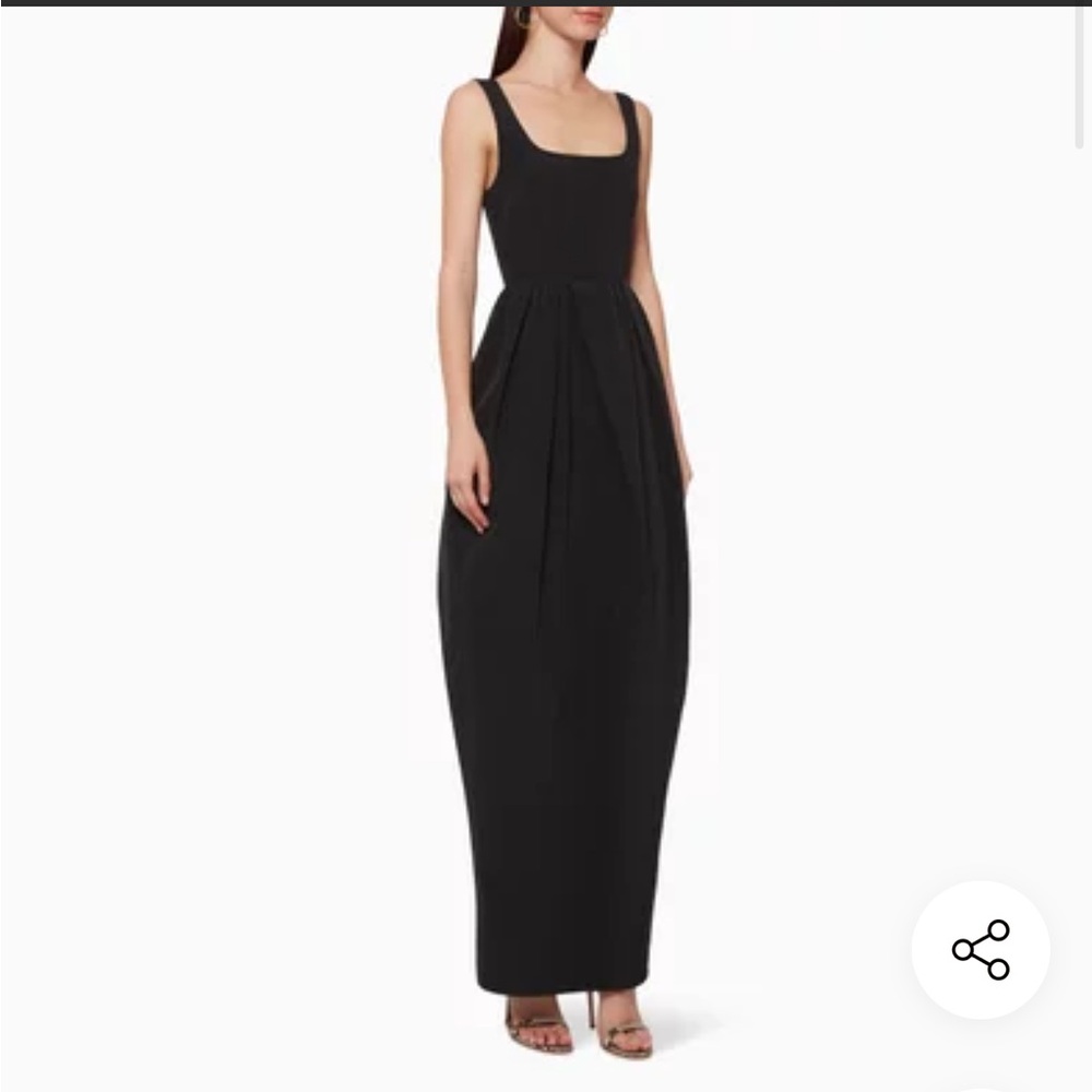 STAUD Classic Black Maxi Dress